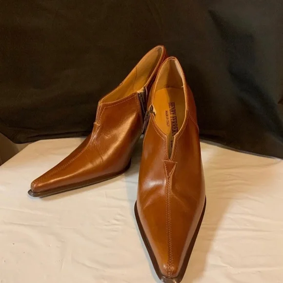 Henry Ferrera Italian leather shoes in size 8 1/2 - Picture 2 of 8